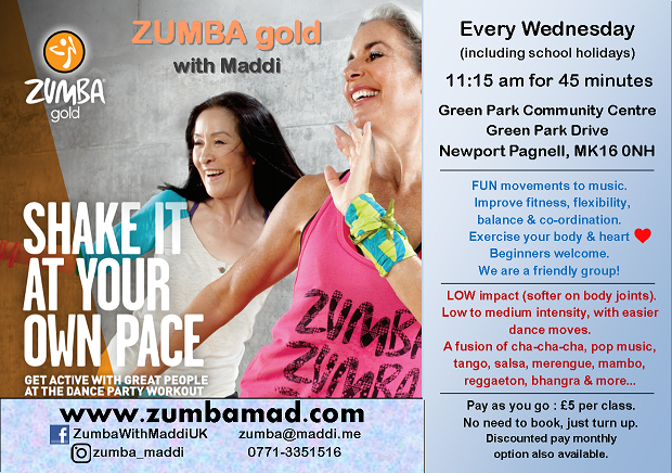 zumba gold with maddi